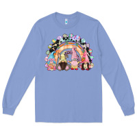 Colony Blue Easter Day rainbow gnomes Long Sleeve Tee - CowGirlArtShop