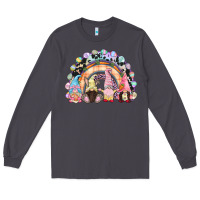 Smoke Easter Day rainbow gnomes Long Sleeve Tee - CowGirlArtShop