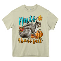 Mossy Nuts About Fall Squirrel Heavy Core Tee - LillyAllenDesigns