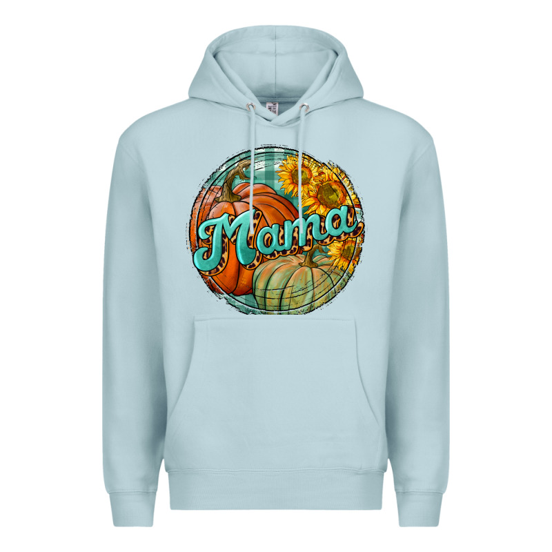Pumpkin Mama With Background Premium Hoodie by BundleAndBundleShop | Teevron