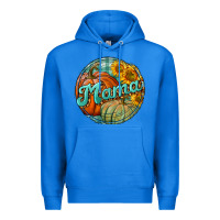 True Royal pumpkin mama with background Premium Hoodie - BundleAndBundleShop