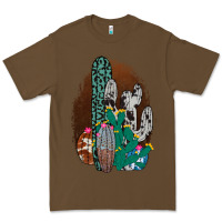 Cacao Western Cowhide Cactus Premium Tee - Bettercallsaul