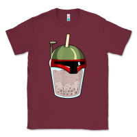 Burgundy bubble fett boba tea funny sci fi pun pearl milk tea gift t shirt Classic Tee - minhPixels