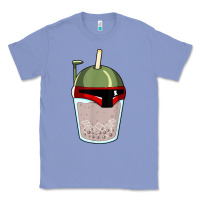 Colony Blue bubble fett boba tea funny sci fi pun pearl milk tea gift t shirt Classic Tee - minhPixels