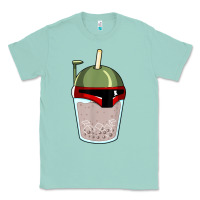 Seafoam bubble fett boba tea funny sci fi pun pearl milk tea gift t shirt Classic Tee - minhPixels