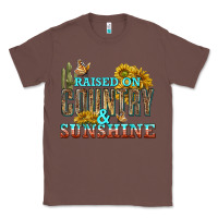 Chestnut Raised on Country and Sunshine Classic Tee - texasbilliewilder