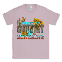 Lilac Raised on Country and Sunshine Classic Tee - texasbilliewilder