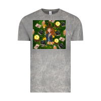 Cloud Rock wizard girl with magic Vintage Tee - TumblerDesignByShophia
