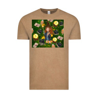 Vintage Coffee wizard girl with magic Vintage Tee - TumblerDesignByShophia