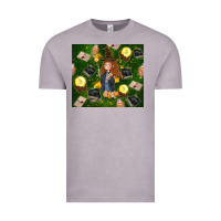 Vintage Zinc wizard girl with magic Vintage Tee - TumblerDesignByShophia