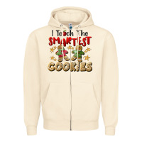 Sandshell I Teach The Smartest Cookies Zipper Hoodie - LillyAllenDesigns