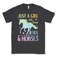 Smoke Jesus And Horses, Horse Gifts For Girls, Women Classic Tee - minhPixels