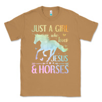 Toasted Coconut Jesus And Horses, Horse Gifts For Girls, Women Classic Tee - minhPixels