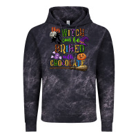 Cloud Black this witch can be bribed with chocolate Vintage Hoodie - CowGirlArtShop