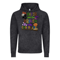 Vintage Black this witch can be bribed with chocolate Vintage Hoodie - CowGirlArtShop