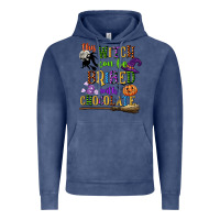 Vintage Denim this witch can be bribed with chocolate Vintage Hoodie - CowGirlArtShop