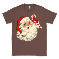 Chestnut santa vintage face Classic Tee - minhPixels
