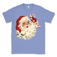Colony Blue santa vintage face Classic Tee - minhPixels