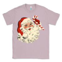 Lilac santa vintage face Classic Tee - minhPixels
