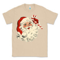Mushroom santa vintage face Classic Tee - minhPixels