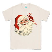 Natural santa vintage face Classic Tee - minhPixels