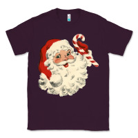 Plum santa vintage face Classic Tee - minhPixels