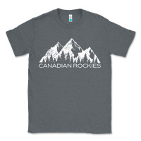 Charcoal Heather Canadian Rockies Gift Canada Rocky Mountains Souvenir Classic Tee - minhPixels