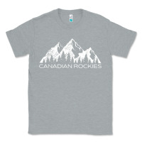 Heather Grey Canadian Rockies Gift Canada Rocky Mountains Souvenir Classic Tee - minhPixels