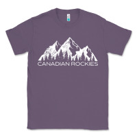 Lavender Canadian Rockies Gift Canada Rocky Mountains Souvenir Classic Tee - minhPixels