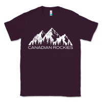 Plum Canadian Rockies Gift Canada Rocky Mountains Souvenir Classic Tee - minhPixels
