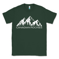 Sports Green Canadian Rockies Gift Canada Rocky Mountains Souvenir Classic Tee - minhPixels