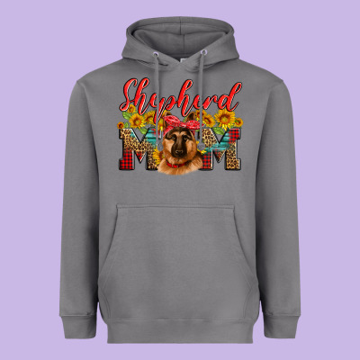 German Shepherd Mom Heavyweight Hoodie Designed By Artiststas