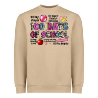 Mushroom 100 days of school Heavyweight Sweatshirt - LillyAllenDesigns