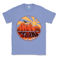 Colony Blue Retro Vintage Sedona Arizona Hiking Sunset Dawn Gift Classic Tee - minhPixels