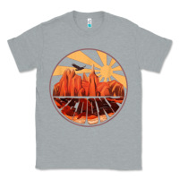 Heather Grey Retro Vintage Sedona Arizona Hiking Sunset Dawn Gift Classic Tee - minhPixels