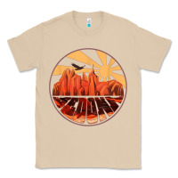 Mushroom Retro Vintage Sedona Arizona Hiking Sunset Dawn Gift Classic Tee - minhPixels