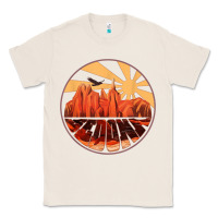 Natural Retro Vintage Sedona Arizona Hiking Sunset Dawn Gift Classic Tee - minhPixels