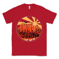 Retro Vintage Sedona Arizona Hiking Sunset Dawn Gift Classic Tee | Teevron