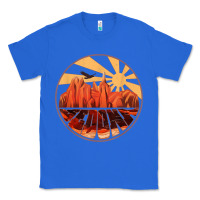 True Royal Retro Vintage Sedona Arizona Hiking Sunset Dawn Gift Classic Tee - minhPixels