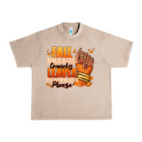 French Oak Fall breeze crunchy leaves pumpkins please Urban Heavy Tee - RanaPortraitStore