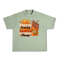 Oil Green Fall breeze crunchy leaves pumpkins please Urban Heavy Tee - RanaPortraitStore