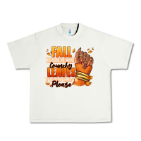 Pistachio Fall breeze crunchy leaves pumpkins please Urban Heavy Tee - RanaPortraitStore