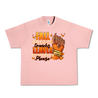 Salmon Fall breeze crunchy leaves pumpkins please Urban Heavy Tee - RanaPortraitStore