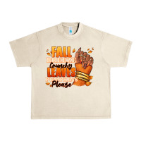 Sandshell Fall breeze crunchy leaves pumpkins please Urban Heavy Tee - RanaPortraitStore