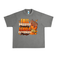 Fall Breeze Crunchy Leaves Pumpkins Please Urban Heavy Tee | Teevron