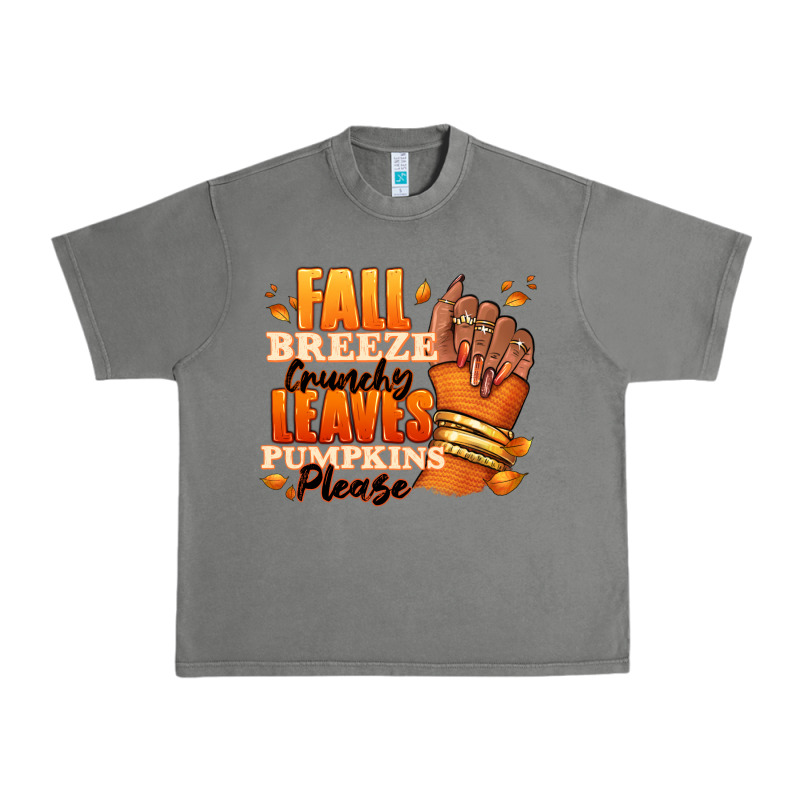 Fall Breeze Crunchy Leaves Pumpkins Please Urban Heavy Tee by RanaPortraitStore | Teevron
