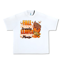 White Fall breeze crunchy leaves pumpkins please Urban Heavy Tee - RanaPortraitStore