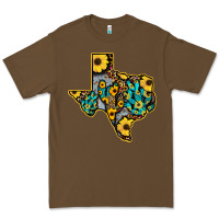 Cacao Western Texas Map Premium Tee - Bettercallsaul