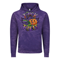 Cloud Purple trick or treat Vintage Hoodie - CowGirlArtShop