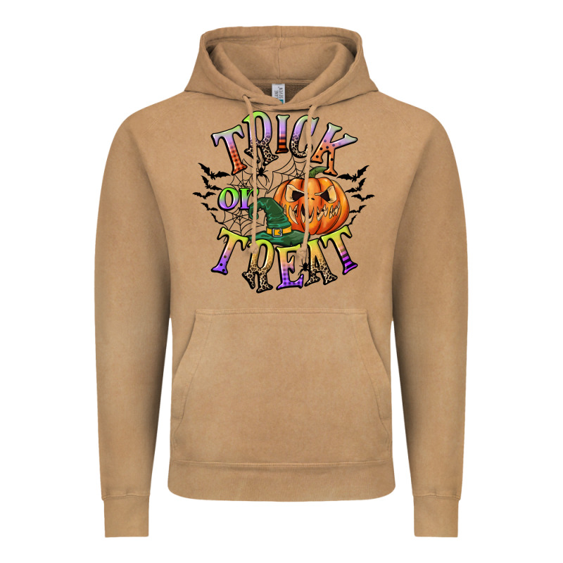 Trick Or Treat Vintage Hoodie by CowGirlArtShop | Teevron